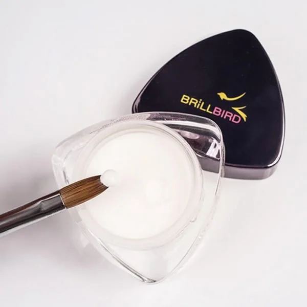 white acrylic powder ακρυλική πούδρα χτισίματος