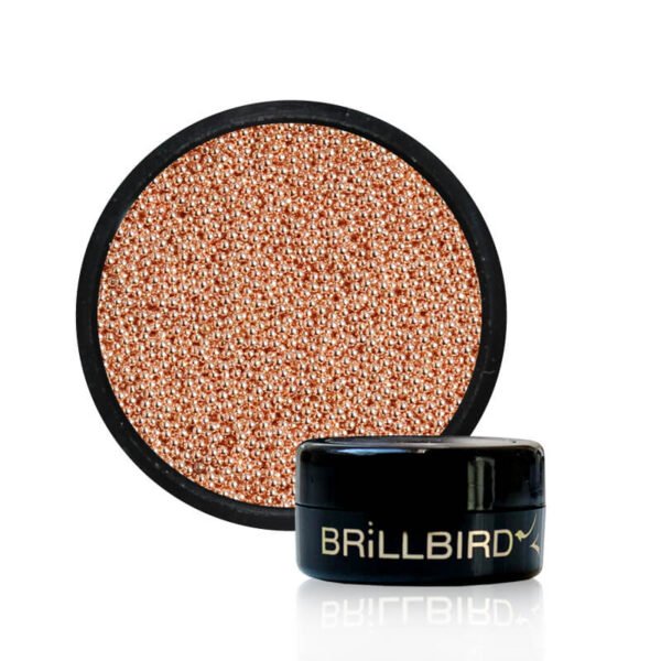 micro beads - rose gold