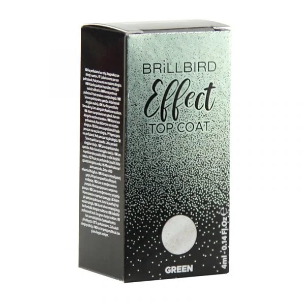 Effect Top Coat 4ml #Green - Γυαλιστικό Gel