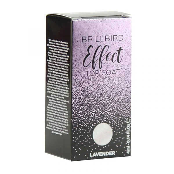 Effect Top Coat 4ml #Lavender - Γυαλιστικό Gel