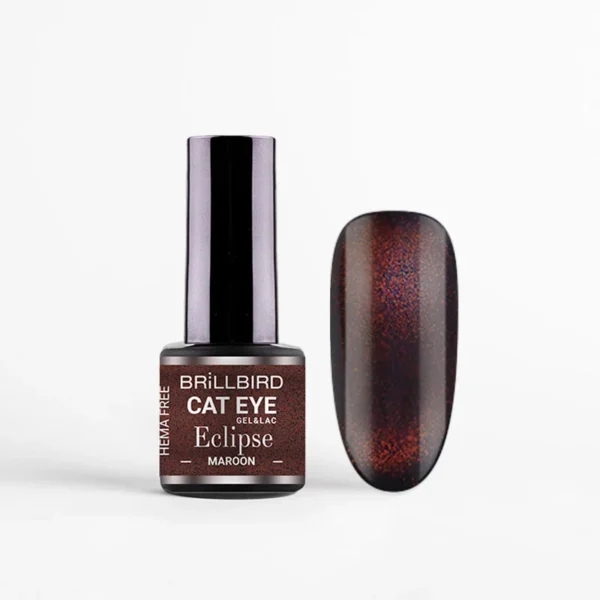 Cat Eye Eclipse - Maroon - Ημιμόνιμο Βερνίκι Νυχιών