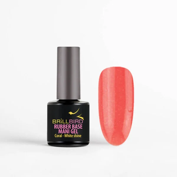 Mani Gel Rubber Base - #3 Coral - ενισχυμένη βάση με χρώμα 8ml