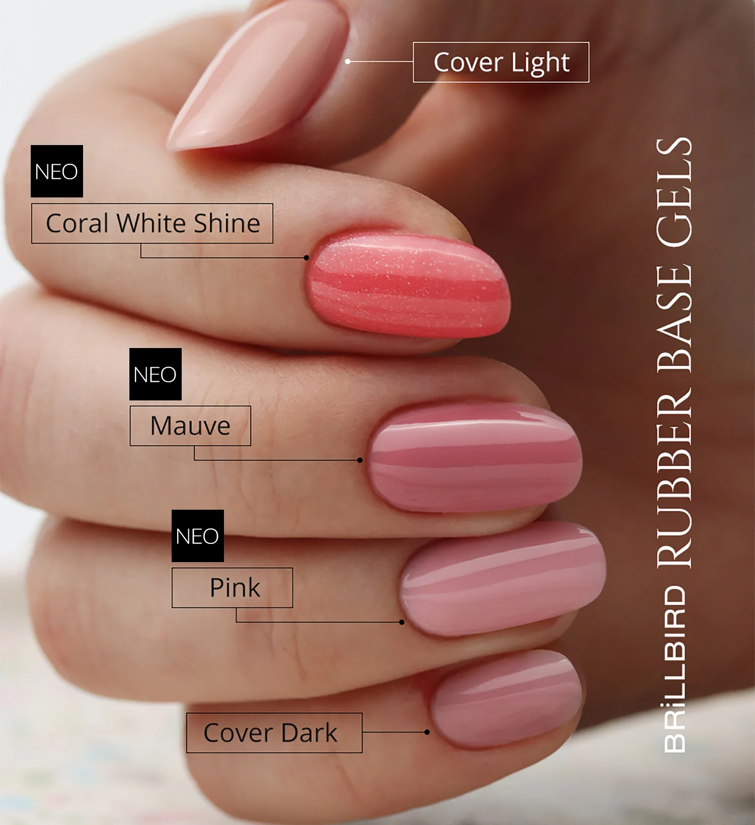 Mani Gel Rubber Base - ενισχυμένη βάση με χρώμα