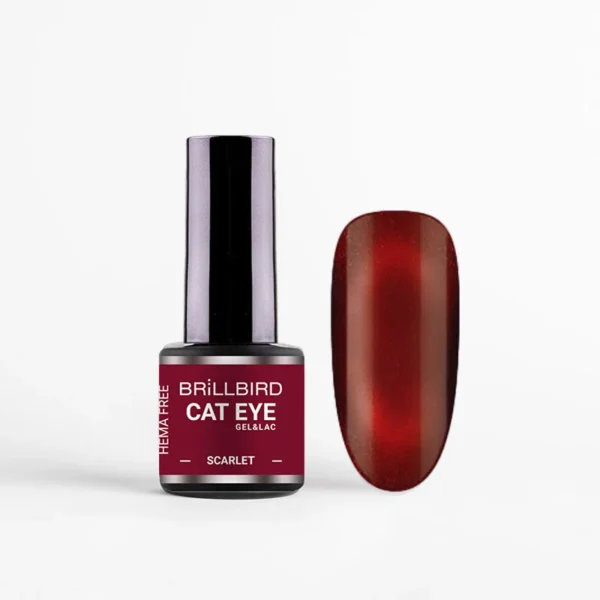 Cat Eye - Scarlet - Ημιμόνιμο Βερνίκι Νυχιών