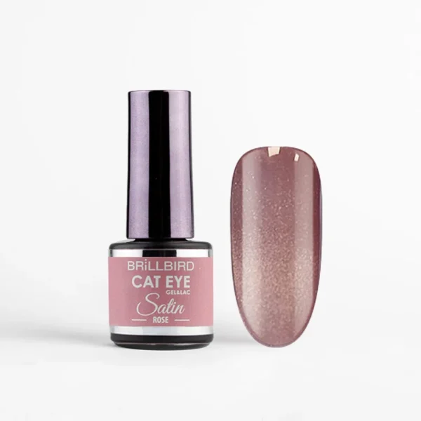 Cat Eye Satin Rose Ημιμόνιμο Βερνίκι Νυχιών