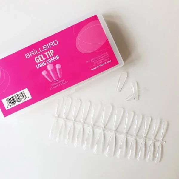 gel tip long coffin