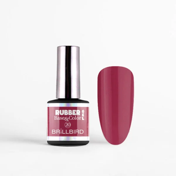 Mani Gel Rubber Base - #20 - ενισχυμένη βάση με χρώμα 8ml