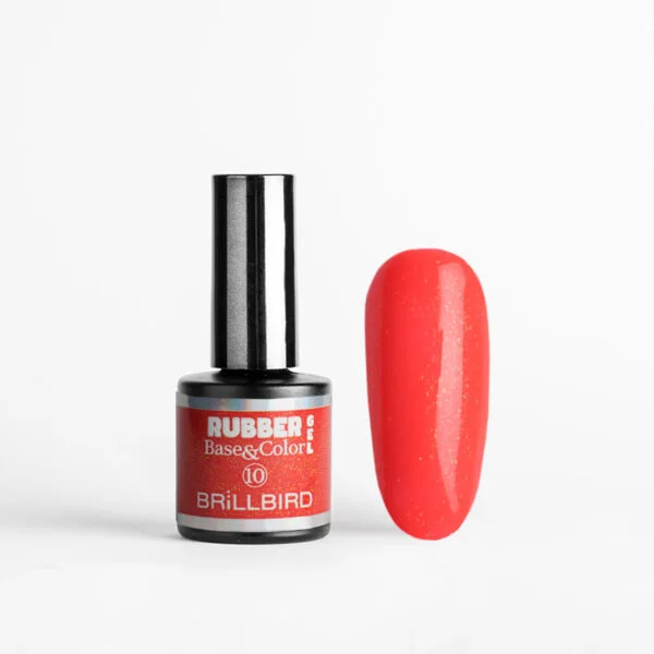 Mani Gel Rubber Base - #10 - ενισχυμένη βάση με χρώμα 8ml